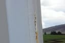 Blade defect, wind turbine blade inspection