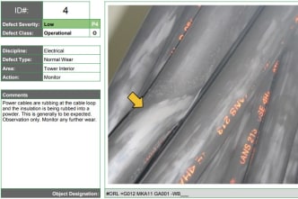 Rubbing cables report item